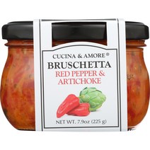 쿠치나앤아모레 브루스케타 피퀴요 & 아티초크, 225g, 1개