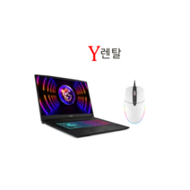 게이밍노트북 17인치 RTX3060 렌탈 단기 대여 렌트 그래픽작업 게임, 게이밍, WIN10 Home, 16GB, 512GB, 코어i7, 15일 렌탈