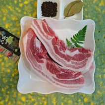 삼겹살 통삼겹살 냉삼 1Kg 고원돈 통삼겹 캠핑고기, 1.5cm
