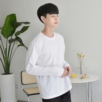 기타 민무늬 긴팔티 (4colors) 티셔츠