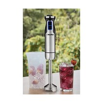 Mueller 울트라-Stick 500 와트 9-Speed Immersion 멀티-Purpose 핸드 블렌더 초고속 믹서기 Heavy Duty Copper Motor Brushed
