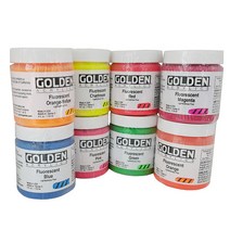 알파(ALPHA) Flourescent 형광 아크릴물감낱색 119ml 시리즈 5 색상, 색상:[6286450]4605 / FlourescentBlue, [6286450]4605 / FlourescentBlue