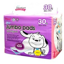 경제적 중형 배변 애견용 훈련 패드 30p 반려견패드 고급패드 펫패드 청결한 강아지소변 애완견용품 흡수력, 1개