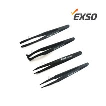 엑소(EXSO) EXSO 엑소 플라스틱 핀셋 ESD시리즈 DIY공예 수공구, ESD-574P