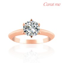[GRA/엑설런트] 1 2 3캐럿 14k.p 캐럿미 파인주얼리 모이사나이트 랩 다이아 데일리 웨딩 반지