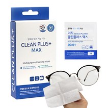 (100p) 이지클린플러스 맥스 안경 항균 세정 티슈 wipes, 30p x 2개+10p x 4개