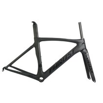 픽시 프레임 셋 포크 샥 윈드시어 크로몰리 그래블 풀샥 카본 로드 자전거 스러스트 도로, 초록, 46 광택