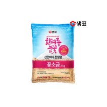 샘표 한여름눈꽃 꽃소금 3kg 1박스 (5개)