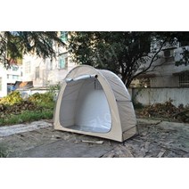 야외 자전거텐트 쉘터 바이크 보관실 방수 경량 보관 천막 그늘막, 카키
