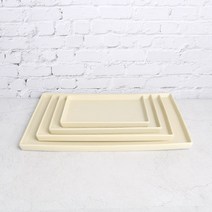 CRAART 크레아트 직사각 접시 4size 아이보리, 1호(IV12109-0675)