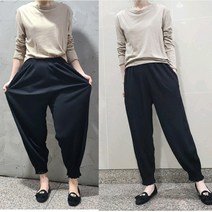 [ 1+1당일발송] 봄 여성바지 주름팬츠 밴딩 바지 플리츠 조거팬츠 빅사이즈