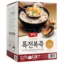 양반 특전복죽 422.5G X 4, 단일