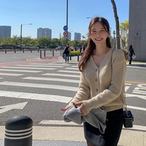 악녀일기 [악녀일기] 라쿤 메리노 울 니트 가디건