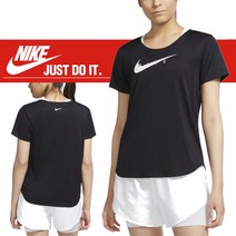 나이키 정품 우먼 스우시 런 반팔 [CZ 9279-010] 나이키반팔 나이키여성반팔