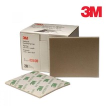 3M 스폰지 연마재 페파 1장 프라이머 퍼티 페인트 사포 하도작업 목공, 02606 (120~180방)