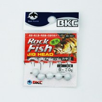 볼락지그헤드 루어 낚시 야광 축광 채비, 3.0