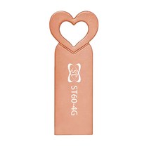 에스티원테크 ST60 USB 메모리 사랑스러운 메탈재질, 4GB, 로즈핑크