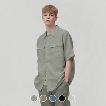 [지오다노] NEW 린넨 반팔 셔츠 01042511