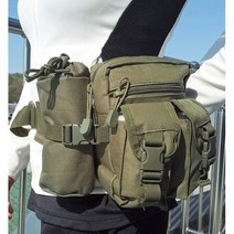 (니양몰) 가성비 등산미니가방 낚시미니가방 작업용미니가방 고밀도 방수재질 밀리터리 힙색 힙팩 작업가방