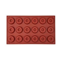 실리콘 미니 도넛 18구 초콜릿 비누 몰드 틀 얼음트레이