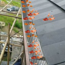 선홈통 배수관 우수관 18800cm 지붕 거터 가드 메쉬 프로텍터 잎 보호 커버 그물 플라스틱 거터 그물 오버플로 청소 도구, 15x600cm