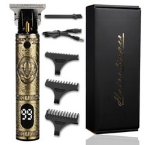 미용실 남자바리깡 가정용 이발기 클리퍼 hair clippers 전문 헤어 커팅 머신 beard trimmer for men 이발소 전기 면도기 빈티지 t9 헤어 커터, 13