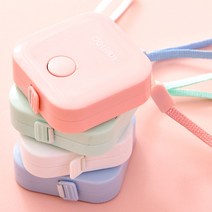 델리정품 쇼팡 파스텔 미니줄자 피팅 줄자 재단 줄자 1+1(색상랜덤), 04.파스텔미니줄자-그린1+1(색상랜덤), 1개