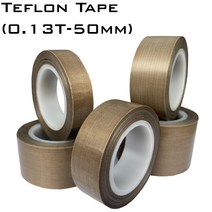고온 내열 테프론 테이프 PTFE Teflon Tape AG-03 국산 50mm(0.13T), 50폭