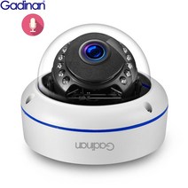 열화상카메라 gadinan ip poe 8mp 5mp 4mp ip66 방수 야간 투시경 오디오 돔 파손 방지 보안 야외, 48v 포 8mp, 3.6mm