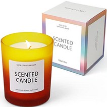 LA BELLEFÉE 촛불 아로마 촛불 릴렉스 프랑스 정유 간장 왁스 아로마 촛불 세트 도마마 찬도루 세련된 목욕 촛불 선물 결혼식 생일 요가 로맨틱 룸 장식 (사막 장미)