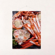 바보사랑 멀티아크릴액자 한상가득대게와킹크랩(4단대형).꾸밈(무료배송), 타입1대게