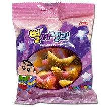 엘반 짱구 별 모양 젤리 80g, 1개