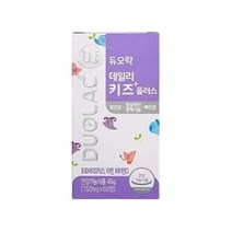 듀오락 데일리키즈 플러스 유산균 쵸코맛 1통 (30일분) 비타민D 아연 sj, 상세페이지 참조, 상세페이지 참조
