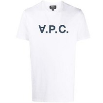 A.P.C.(아페쎄) 명품23SS 아페쎄 VPC 벨벳로고 반팔 COBQX H26586 IAK 23SSCOBQXH26586IAKDARKNAVY
