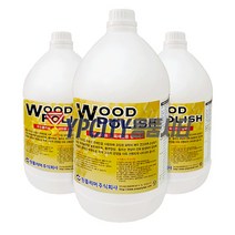 우드폴리쉬 3.75L 목재 바닥 광택제 우드 마루 강마루 전용 광택 왁스 코팅제 원폴리머, 1개