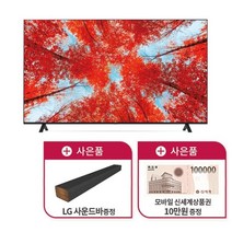 LG전자 LG 울트라HD TV AI ThinQ 75형 75UQ9300KNA + 정품 사운드바 상품권, 스탠드