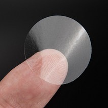 실링 스티커 15mm 10장(500개) 투명 원형 포장스티커 밀봉스티커, 상세페이지 참조
