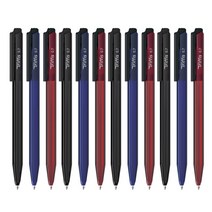 [문구조아] 볼펜 모나미 트리피스 0.7mm 유성 볼펜 12자루 검정, 1개