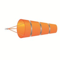 테라스 반사 Windsock 야외 Scratchproof Windproof 형광 바람 양말 Weathervane 베인 공항 농장, 01 Orange Gray