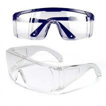 방역고글 안전장구 투명안경테 페이스쉴드 투명마스크, A