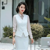 유니쿰 여성 정장 조끼 베스트 오피스록 빅사이즈 슬림 upd15