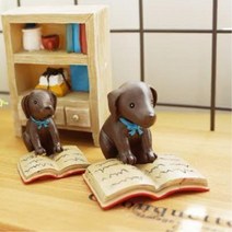 독서실 학원장식품 공부하는강아지2P 동물병원 카운터소품 거실꾸미기 가게