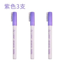 형광색펜 네온 표기 펜12 바이퉁 펄 칼라보드마카 팬시 심플 중점 선을 긋다 포토 환 4719608326, (보라색 )3개 포장