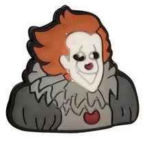 호환 지비츠 1 개 PVC 마녀 무서운 끔찍한 광대 신발 멋진 정원 액세서리 맞는 크록 매력 파티 선물, [03] 파란