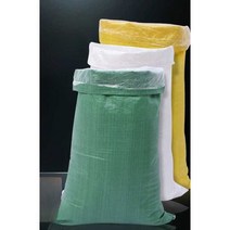 폐기물 마대 자루 곡물 수화물 대형 100장, 100x150흰색 안감 우븐 백   x100장