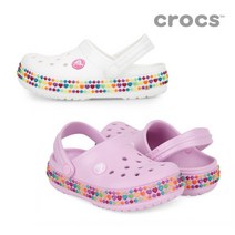 [크록스] 잼밴드 클로그 키즈 2종 207607-6GD/207605-100