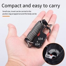 자전거 도난 방지 오토바이 세 자리 암호 조합 안전 케이블 와이어 로프 헬멧 잠금 장치 60x22mm 안전 로프 잠금 장치, YELLOW