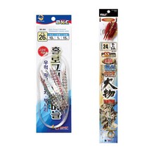 홀로그램어피 바늘 닭털바늘 선상 낚시 열기 우럭 채비 침선 바늘, 1. 닭털침선어조채비 22호(bk-374)