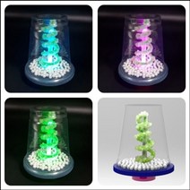 [RAβ4] 뉴 LED 눈꽃 결정 나무 만들기(2인용) 과학실험키트 DIY만들기 조립교구 만들기재료 어린이 조명만들기 DIY 수업 ▷_6β840Ea, β옵션없음