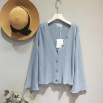 여성 데일리 데이트 패션 여행 가디건 간절기 니트옷
